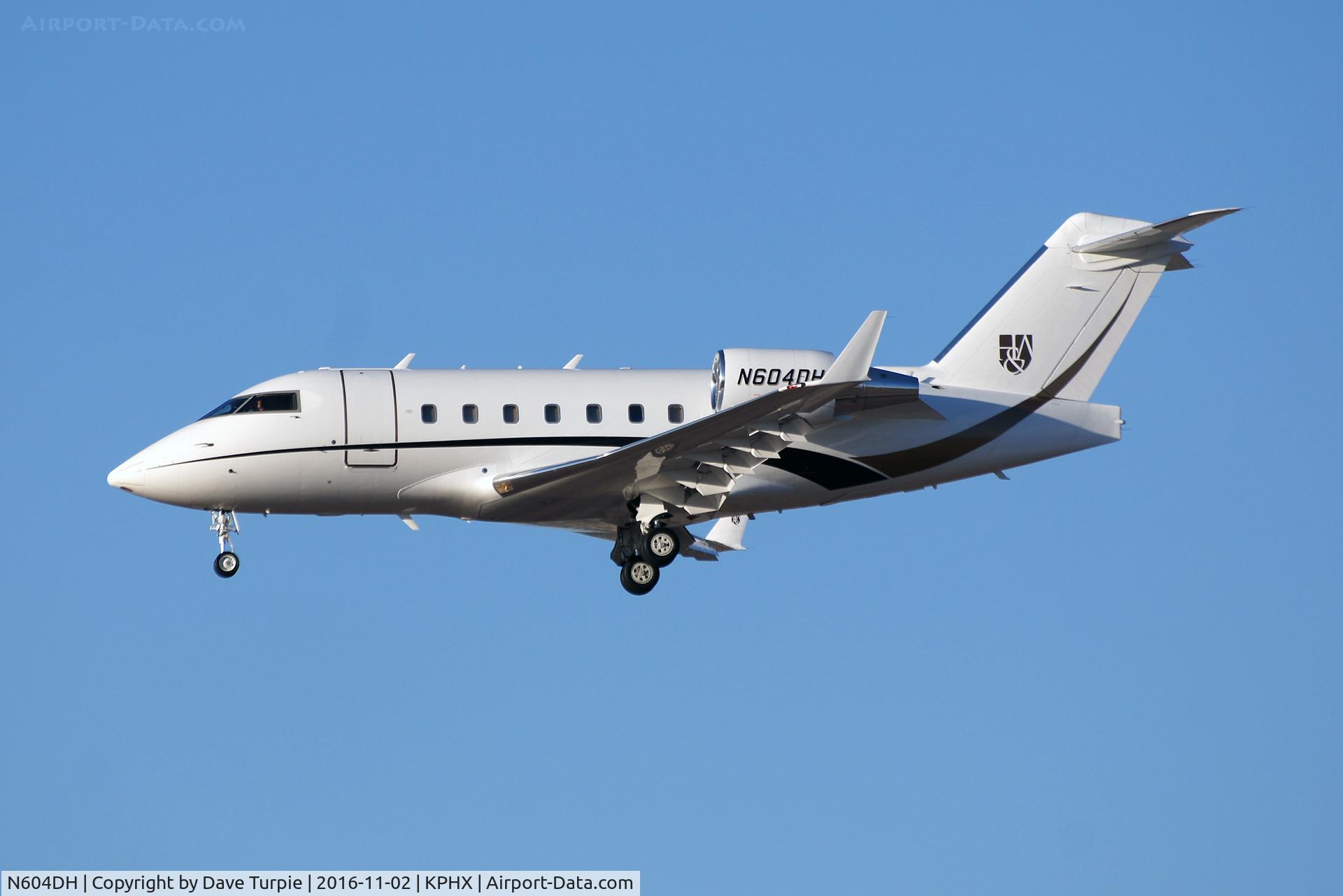 N604DH, 1997 Canadair Challenger 604 (CL-600-2B16) C/N 5344, No comment.