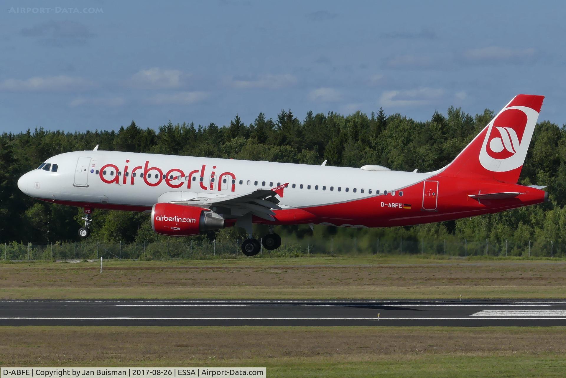 D-ABFE, 2010 Airbus A320-214 C/N 4269, Air Berlin