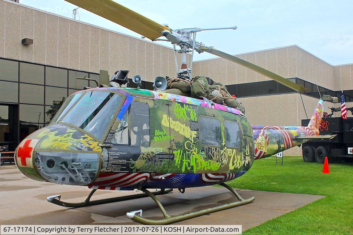 67-17174, 1967 Bell UH-1H Iroquois C/N 9372, Take me Home Huey project exhibited at EAA Museum at Oshkosh