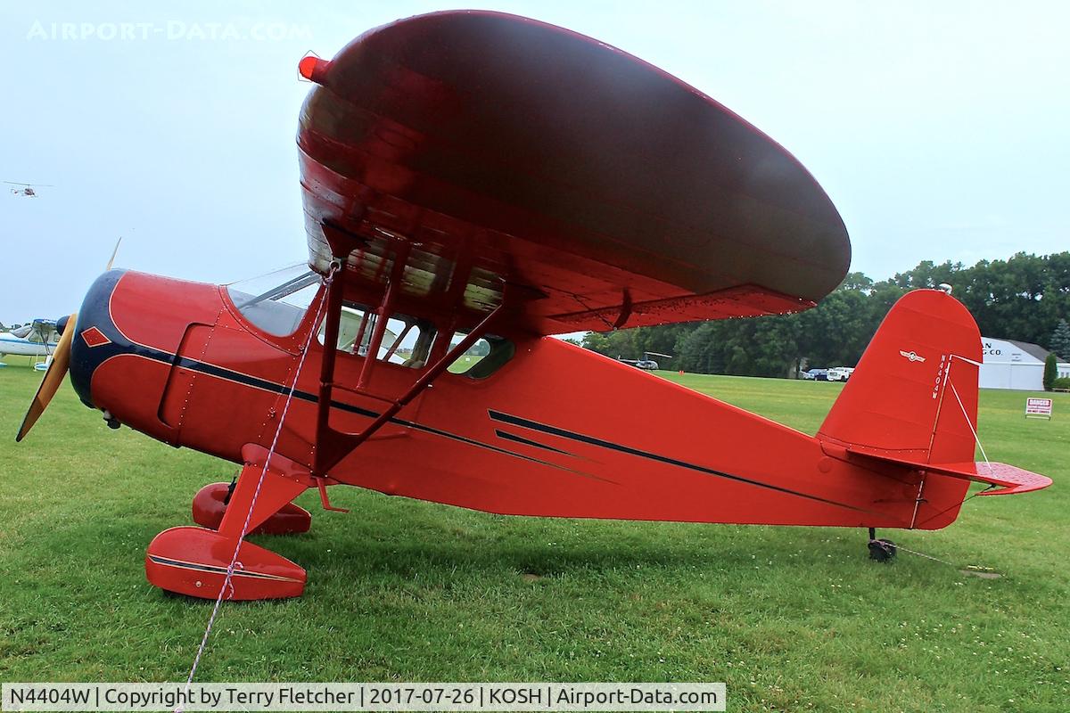N4404W, Rearwin Cloudster 8135 C/N 828, At EAA Museum