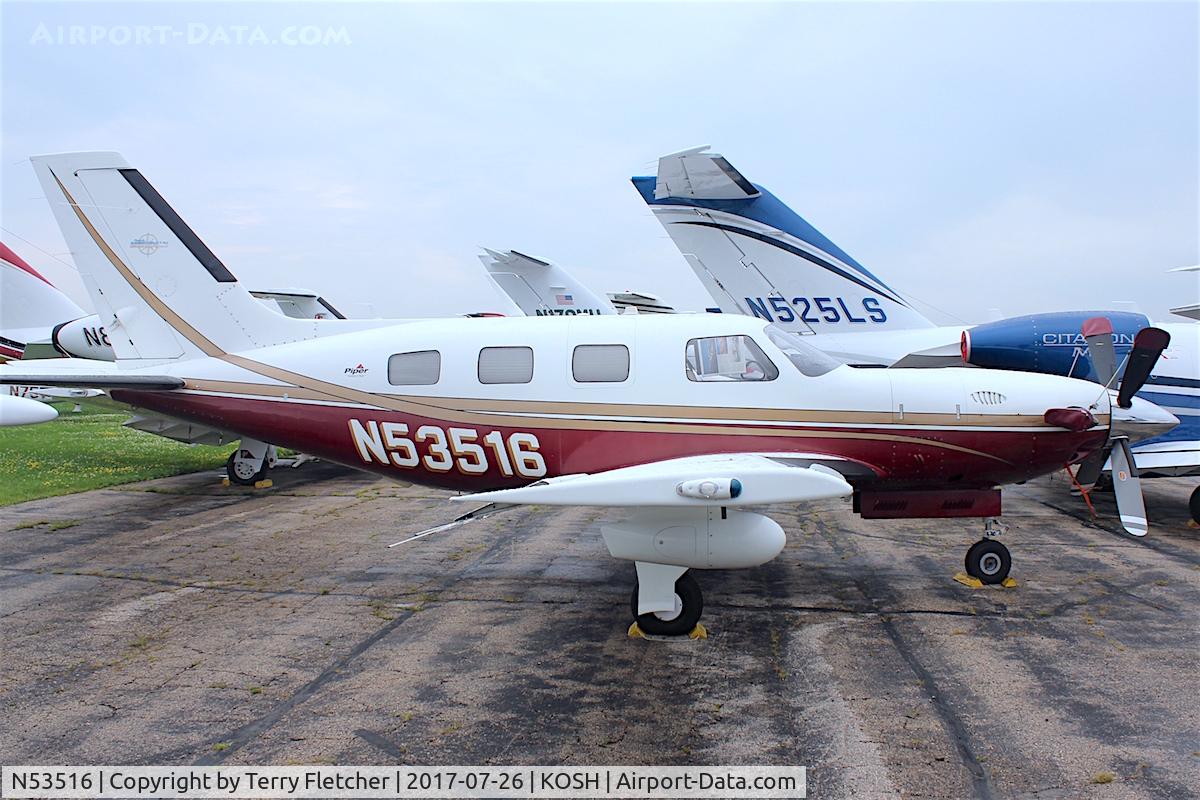 N53516, 2002 Piper PA-46-500TP Malibu Meridian C/N 4697132, At 2017 EAA AirVenture at Oshkosh