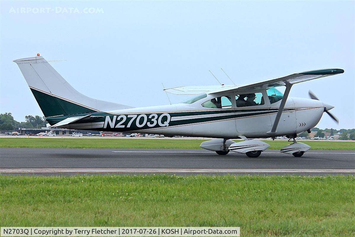 N2703Q, 1966 Cessna 182K Skylane C/N 18257903, At 2017 EAA AirVenture at Oshkosh
