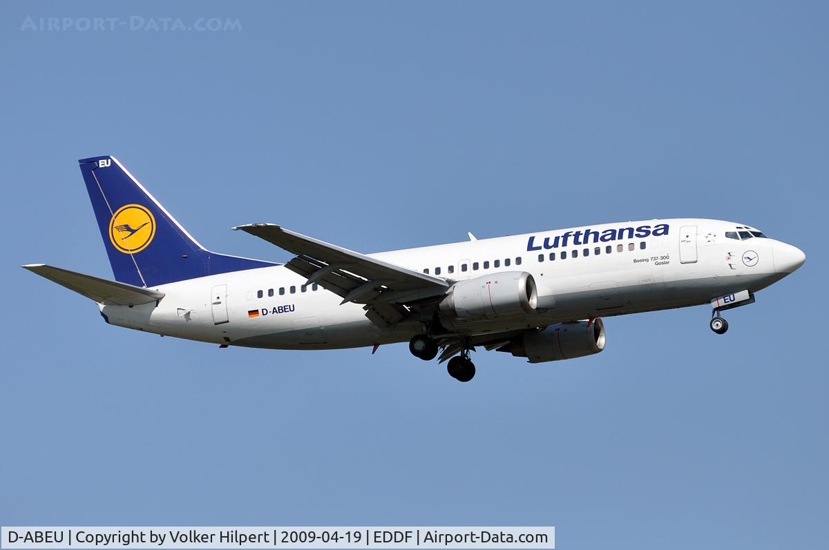 D-ABEU, 1995 Boeing 737-330 C/N 27904, at fra