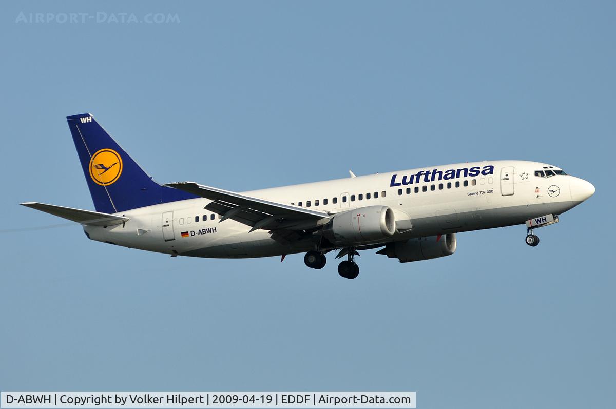 D-ABWH, 1989 Boeing 737-330 C/N 24284, at fra