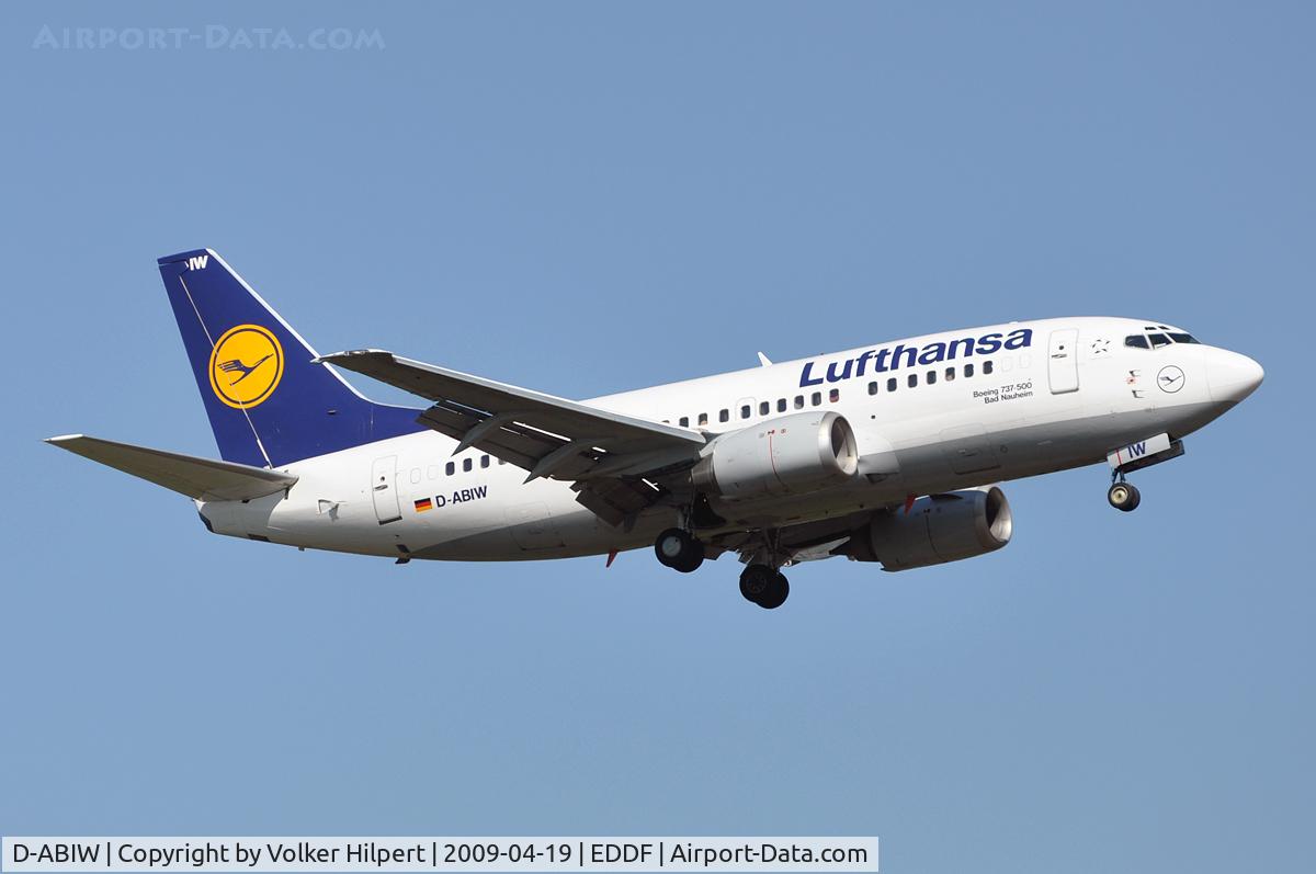 D-ABIW, 1991 Boeing 737-530 C/N 24945, at fra