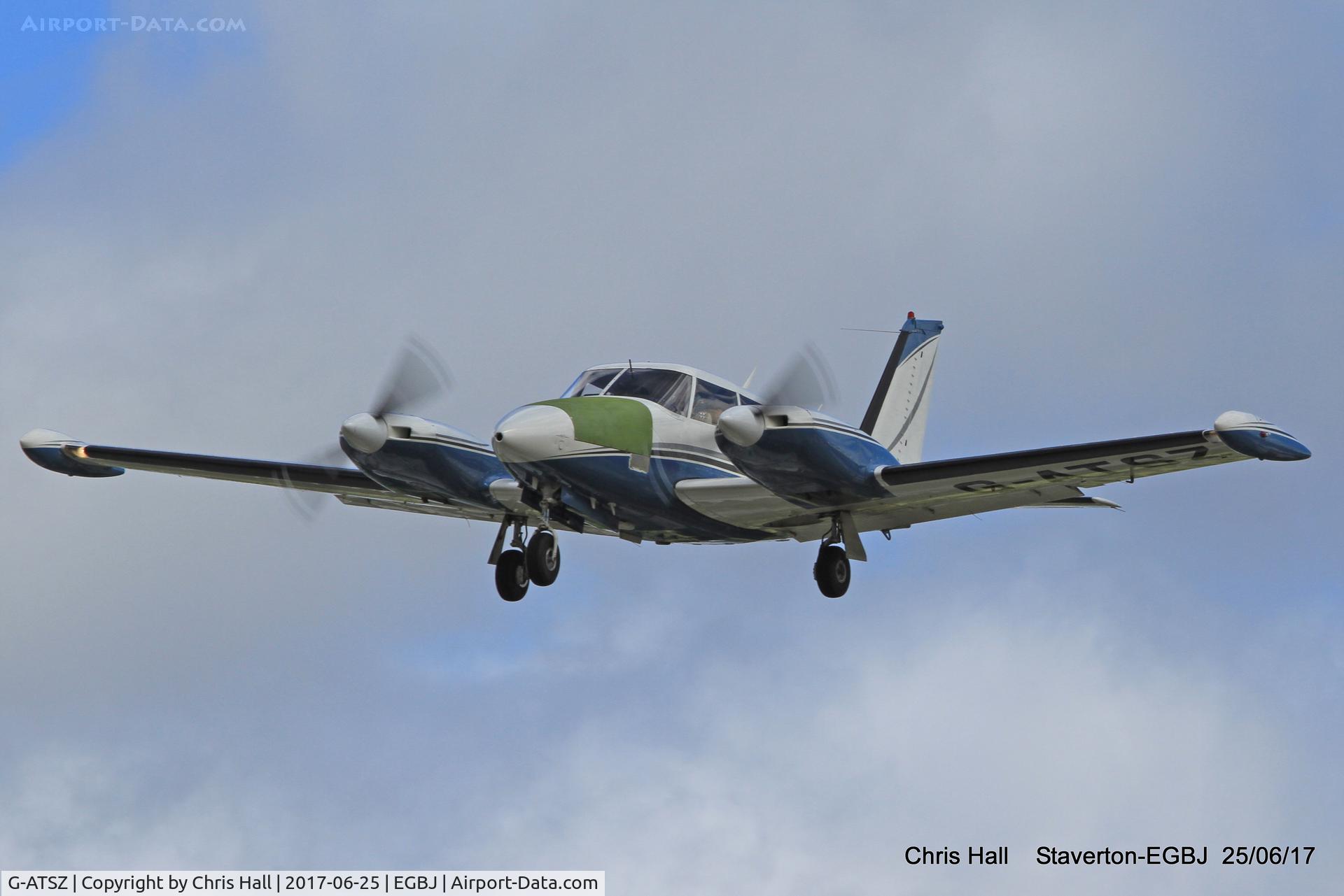 G-ATSZ, 1966 Piper PA-30 Twin Comanche Twin Comanche C/N 30-1002, Project Propeller at Staverton