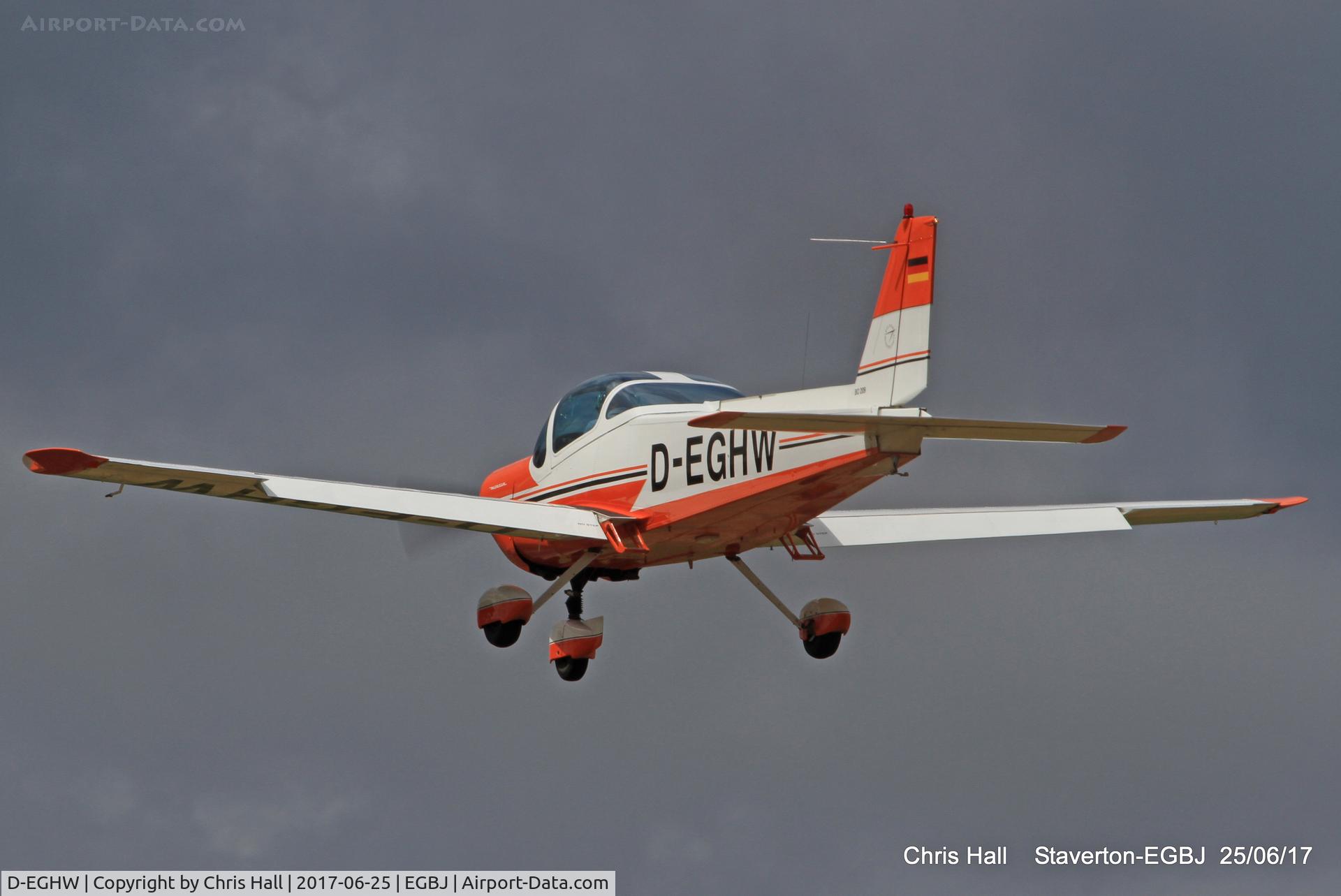 D-EGHW, 1984 Bolkow Bo-209 Monsun 150FV C/N 170, Project Propeller at Staverton