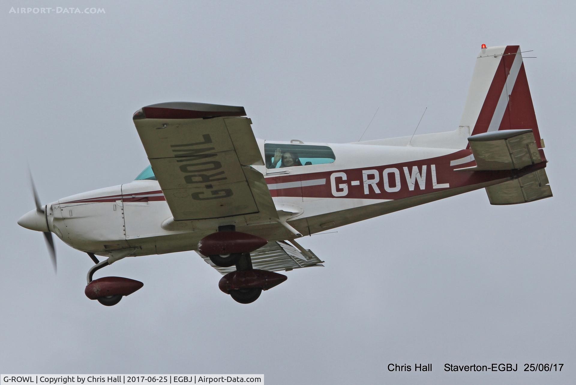 G-ROWL, 1977 Grumman American AA-5B Tiger C/N AA5B-0595, Project Propeller at Staverton
