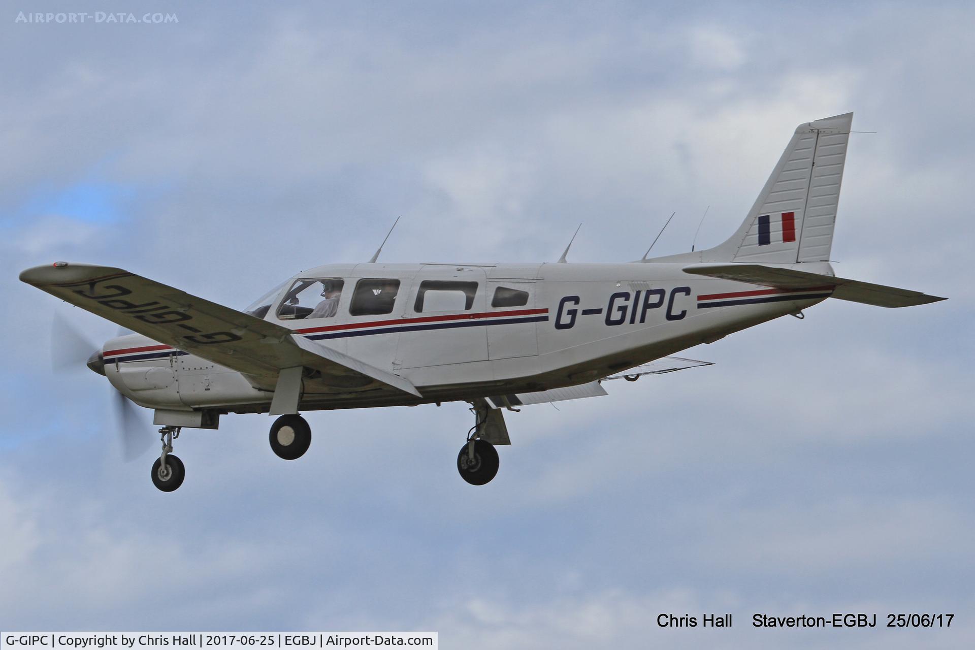 G-GIPC, 1982 Piper PA-32R-301 Saratoga SP C/N 32R-8313005, Project Propeller at Staverton