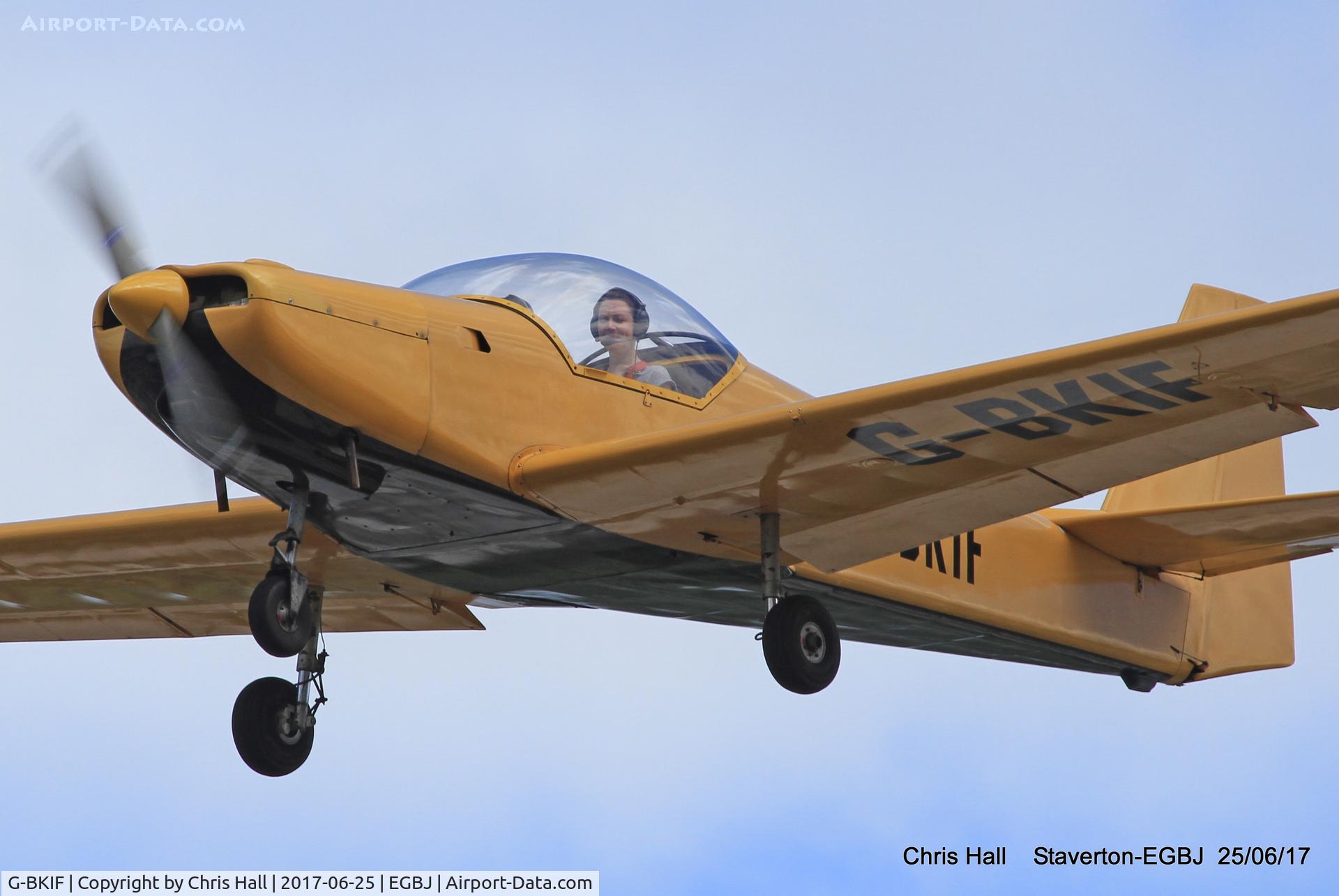 G-BKIF, 1976 Fournier RF-6B-100 C/N 3, Project Propeller at Staverton