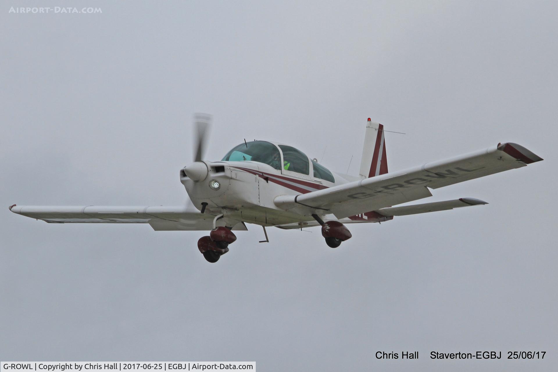 G-ROWL, 1977 Grumman American AA-5B Tiger C/N AA5B-0595, Project Propeller at Staverton