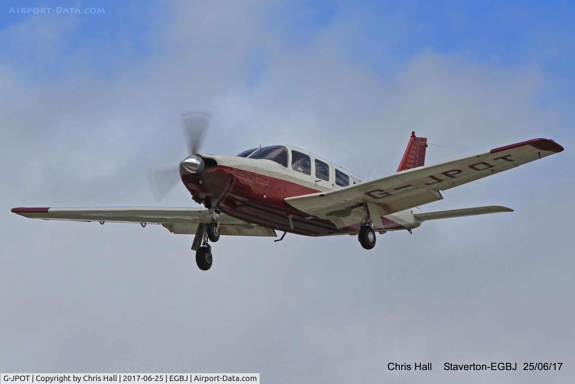 G-JPOT, 1981 Piper PA-32R-301 Saratoga SP C/N 32R-8113065, Project Propeller at Staverton