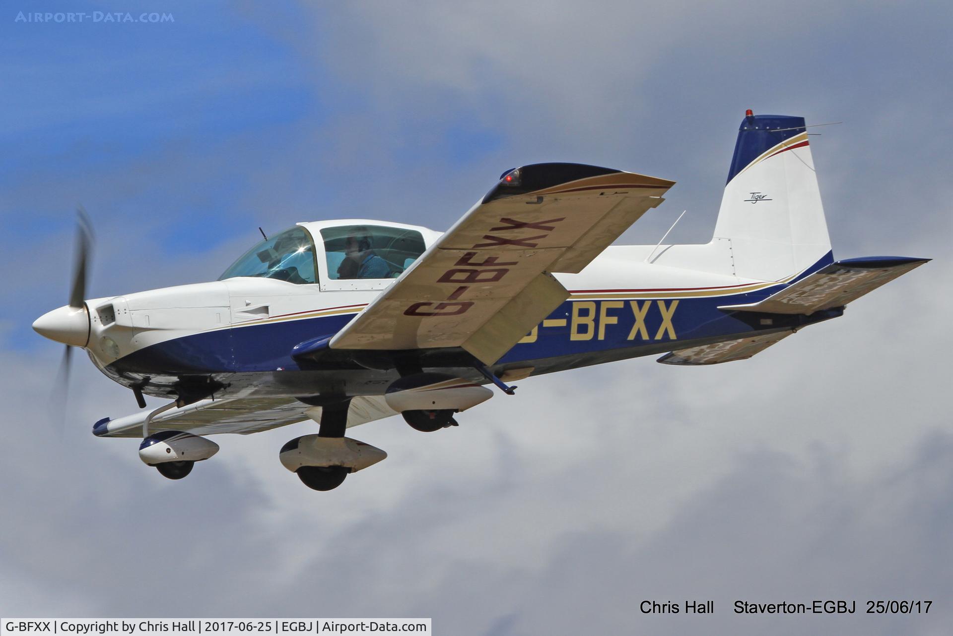 G-BFXX, 1978 Gulfstream American AA-5B Tiger C/N AA5B-0917, Project Propeller at Staverton