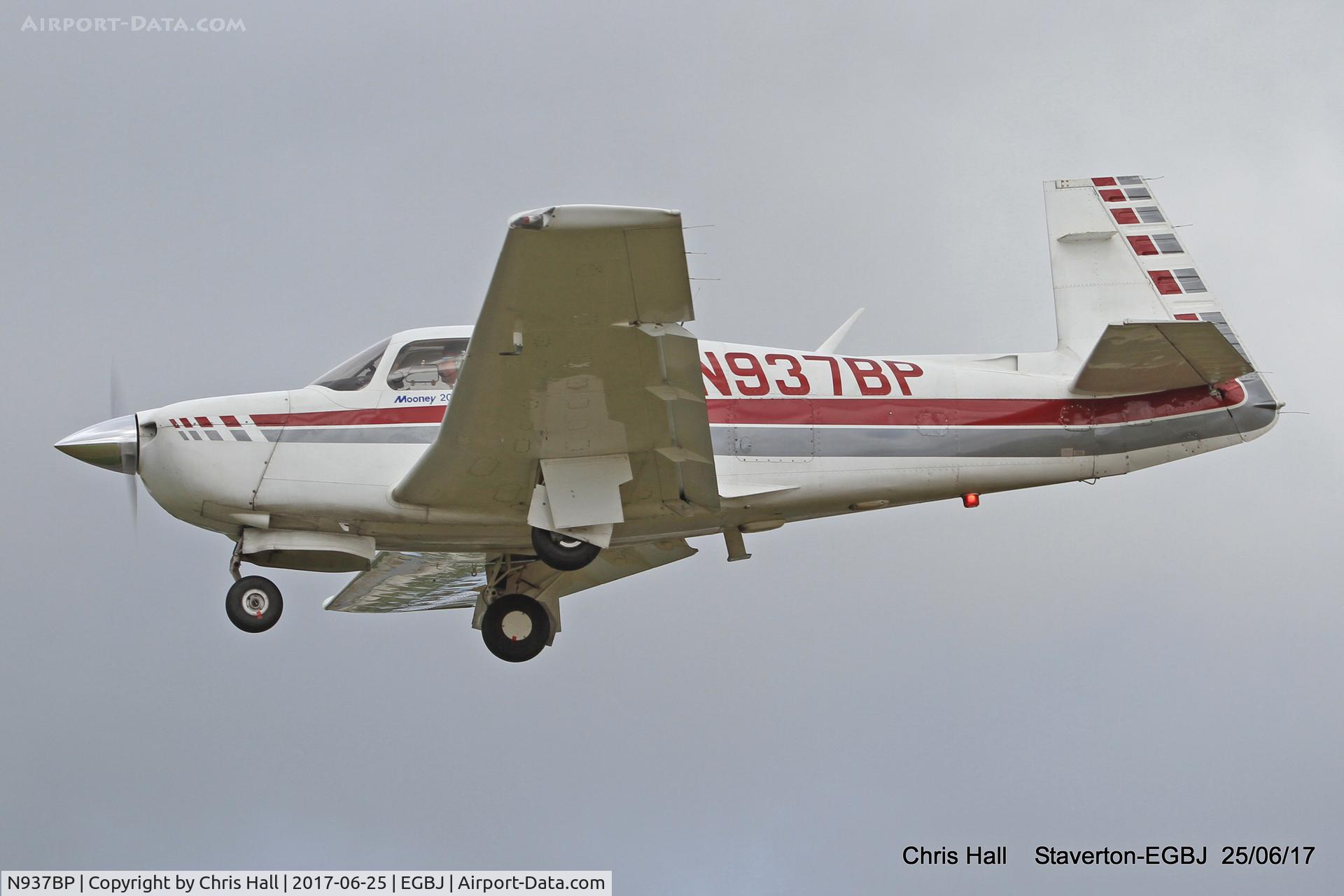 N937BP, 1987 Mooney M20J 201 C/N 24-3046, Project Propeller at Staverton