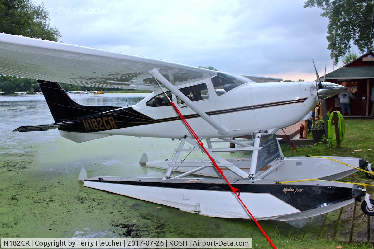 N182CR, 1998 Cessna 182S Skylane C/N 18280179, At Lake Winnebago , Oshkosh