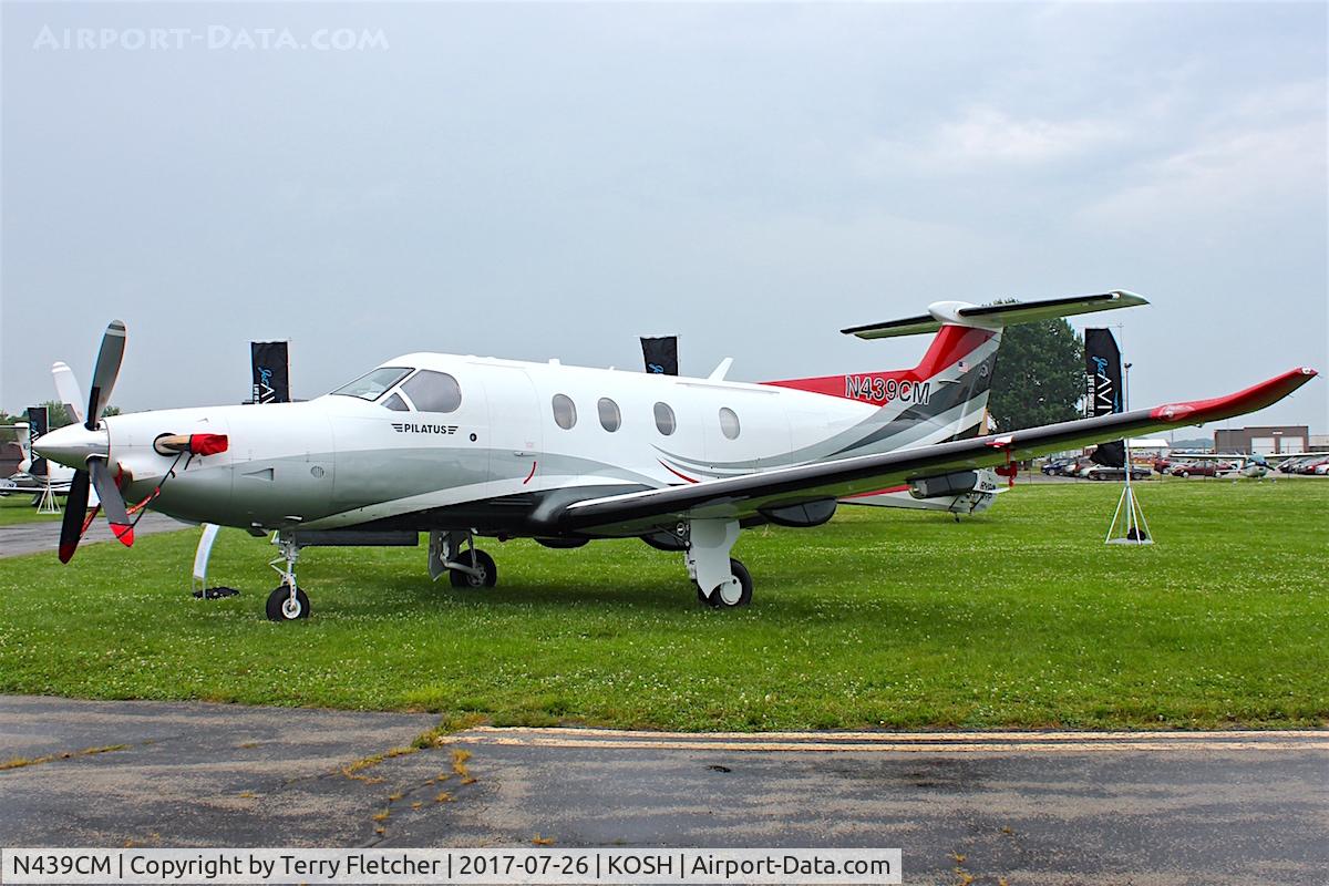 N439CM, 2012 Pilatus PC-12/47E C/N 1377, At 2017 EAA AirVenture at Oshkosh