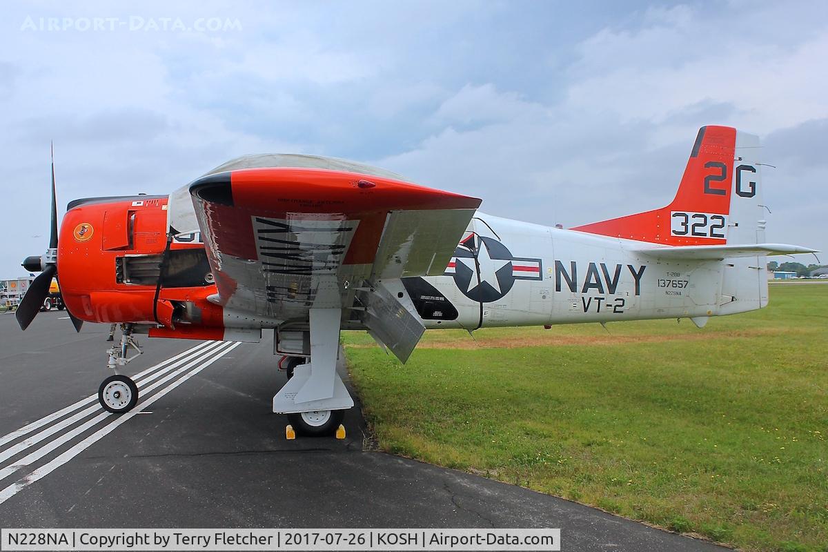 N228NA, North American T-28B Trojan C/N 200-20 (137657), At 2017 EAA AirVenture at Oshkosh