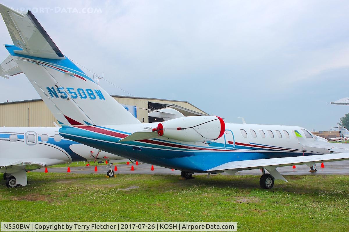 N550BW, 2015 Cessna 525B CitationJet CJ3 C/N 525B-0464, At 2017 EAA AirVenture at Oshkosh