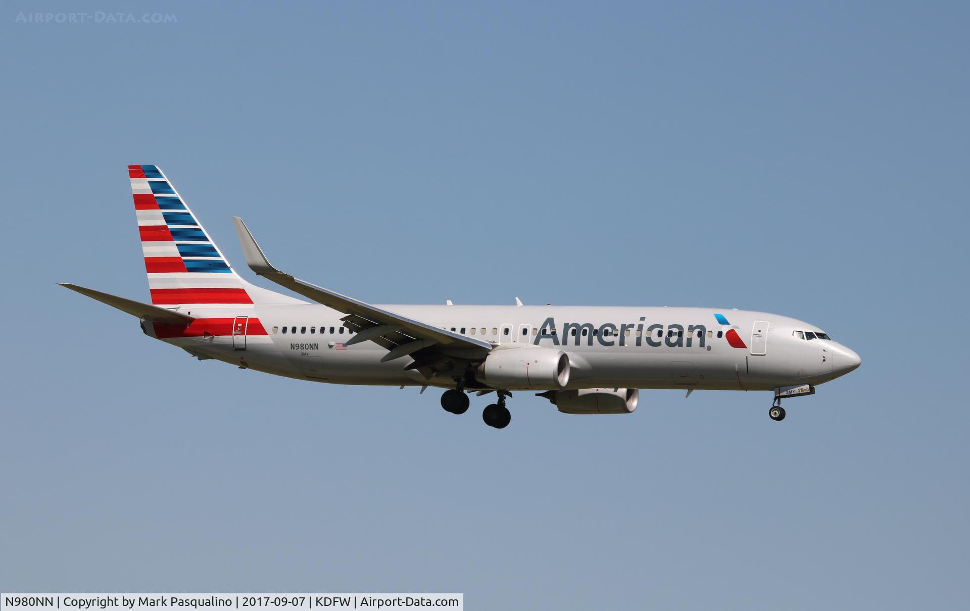 N980NN, 2015 Boeing 737-823 C/N 31229, Boeing 737-800
