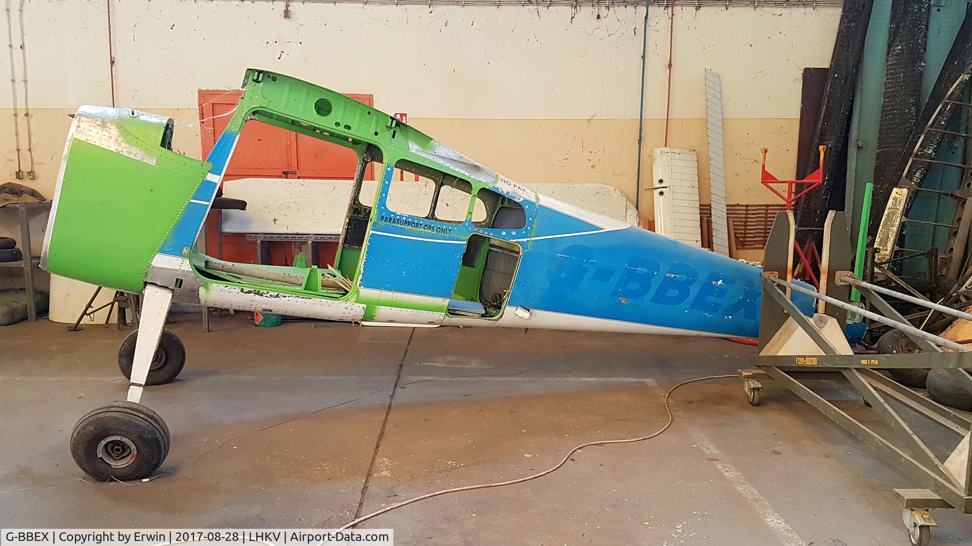 G-BBEX, 1962 Cessna 185A Skywagon C/N 185-0491, As derelict in Hungary