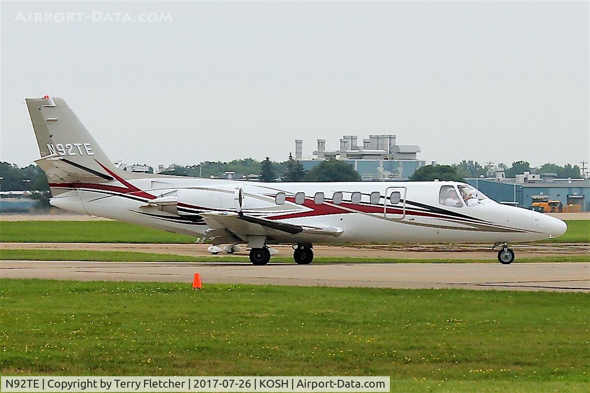 N92TE, 1991 Cessna 560 C/N 560-0123, At 2017 EAA AirVenture at Oshkosh