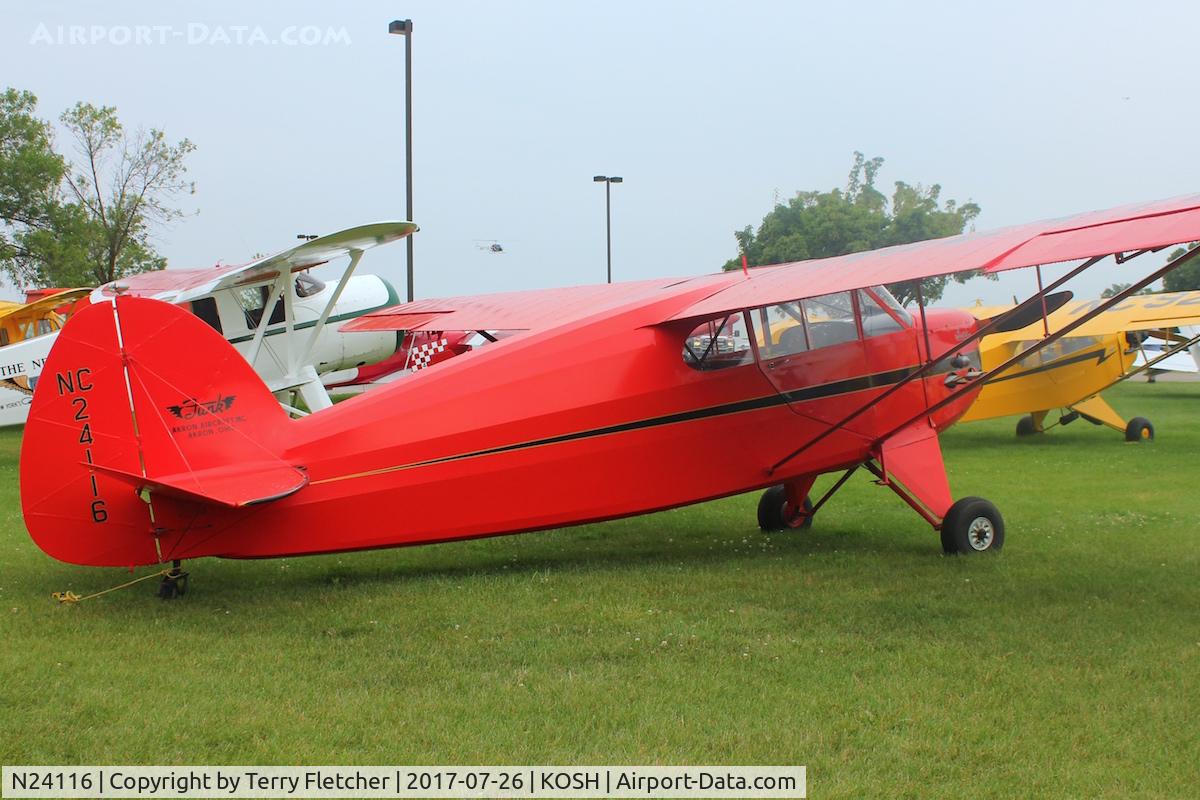 N24116, 1940 Funk B C/N 45, At EAA Museum