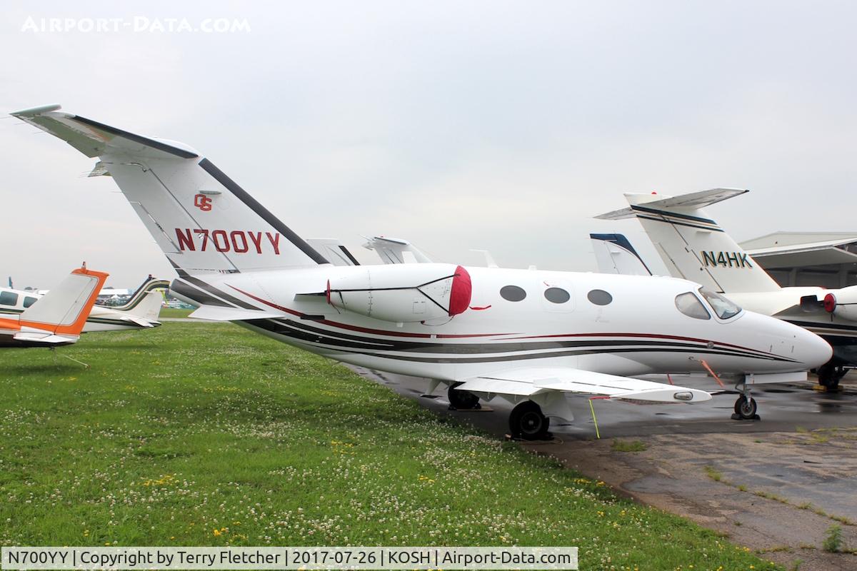 N700YY, 2008 Cessna 510 Citation Mustang Citation Mustang C/N 510-0148, At 2017 EAA AirVenture at Oshkosh