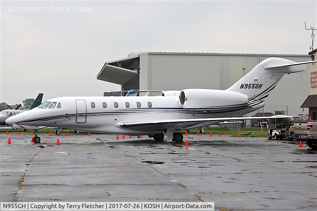 N955GH, 2000 Cessna 750 Citation X Citation X C/N 750-0106, At 2017 EAA AirVenture at Oshkosh