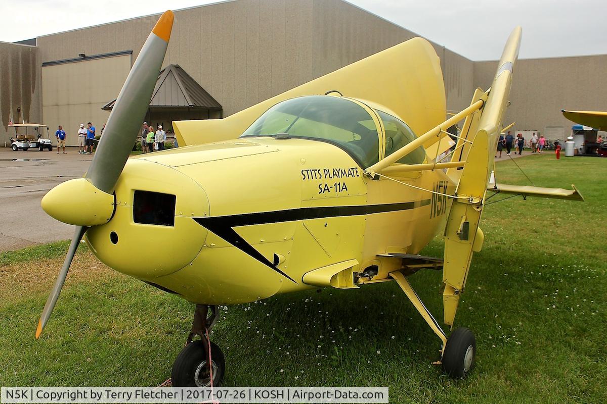 N5K, 1964 Stits SA-11A Playmate C/N 64-1, At EAA Museum