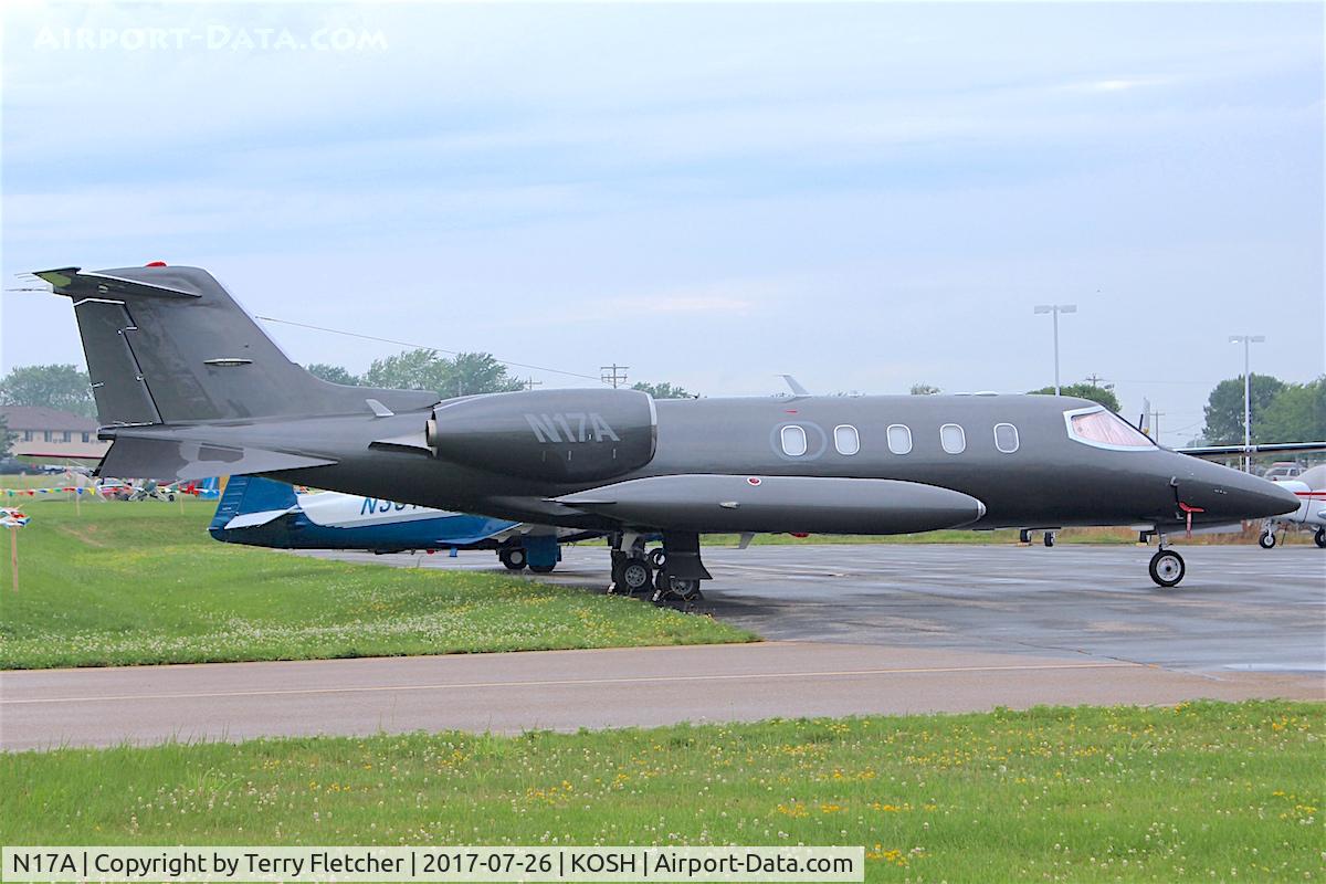 N17A, 1980 Learjet 36A C/N 36-046, At 2017 EAA AirVenture at Oshkosh
