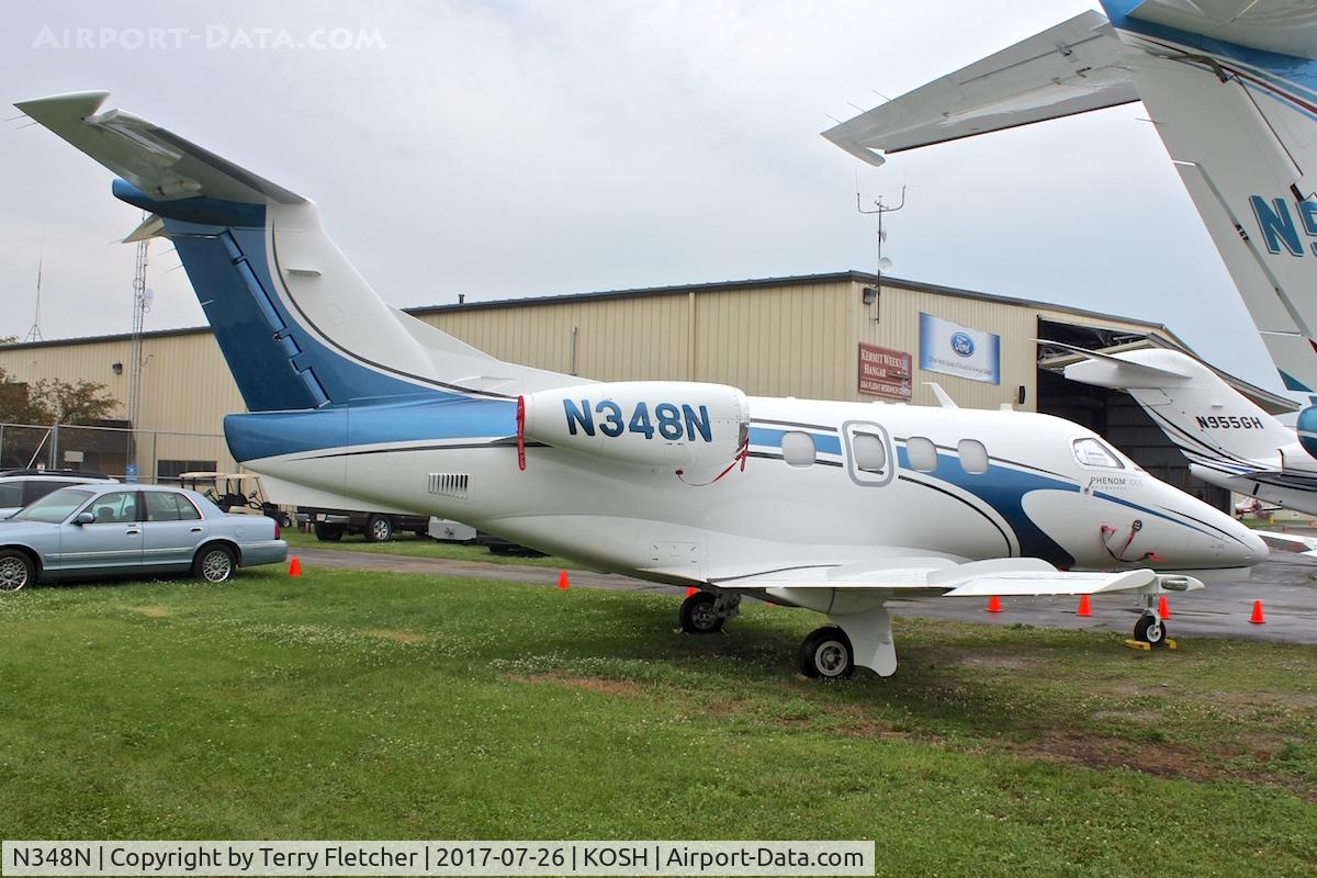 N348N, 2015 Embraer EMB-500 Phenom 100 C/N 50000352, At 2017 EAA AirVenture at Oshkosh