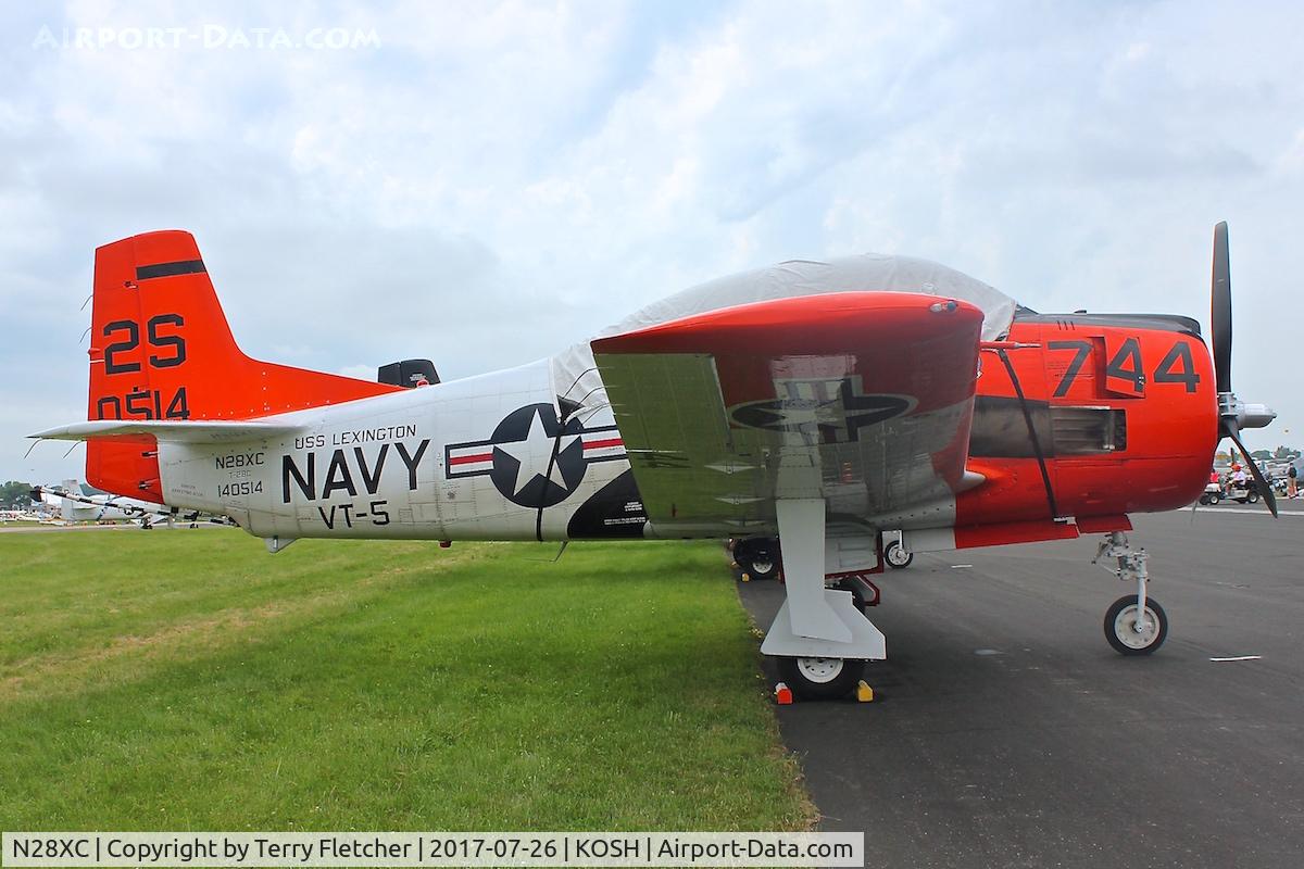 N28XC, 1954 North American T-28C Trojan C/N 226-91 (140514), At 2017 EAA AirVenture at Oshkosh
