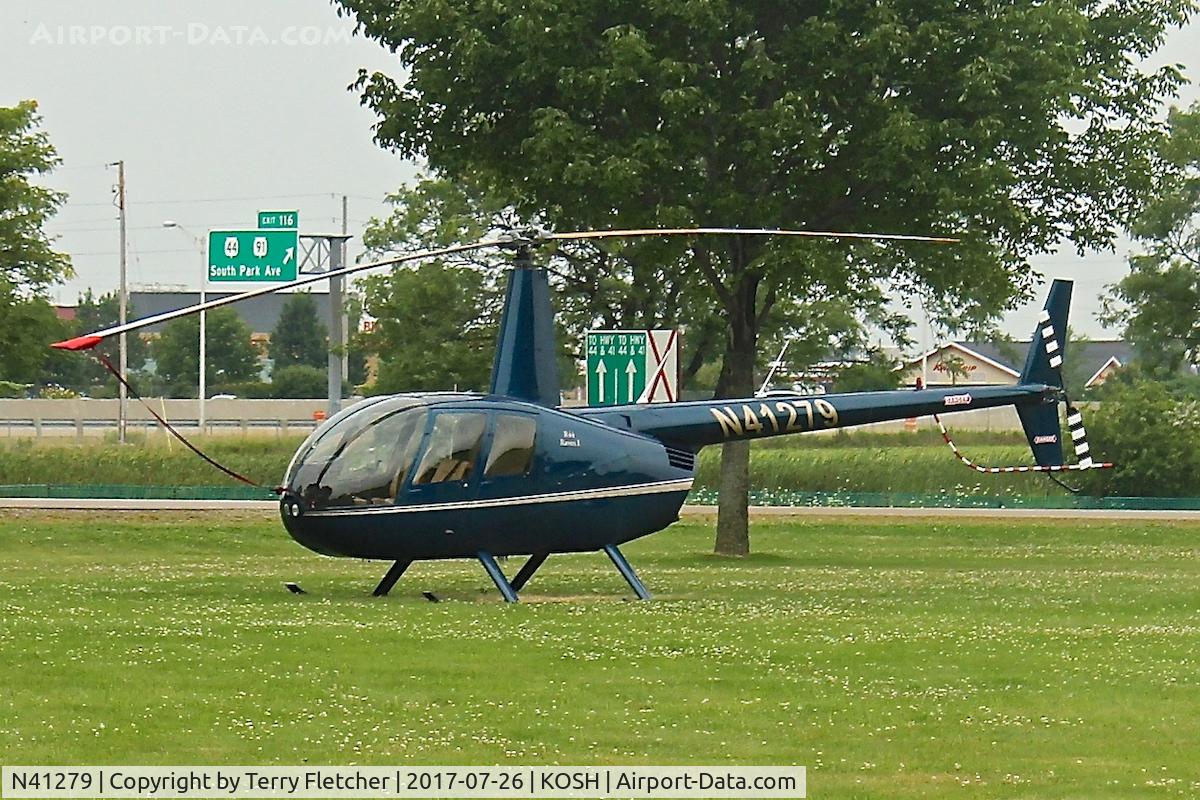 N41279, 2008 Robinson R44 C/N 1909, At 2017 EAA AirVenture at Oshkosh