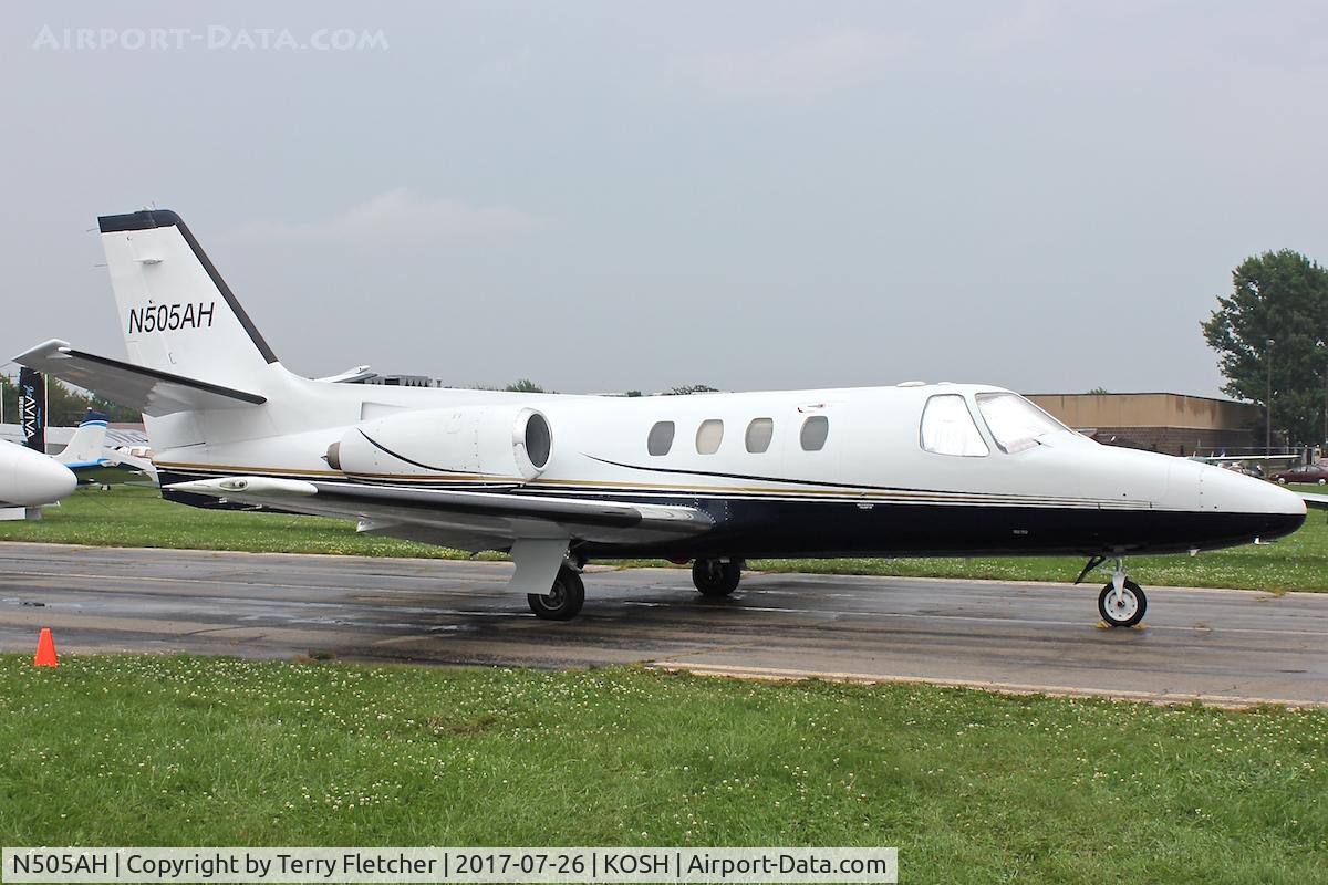 N505AH, 1977 Cessna 501 Citation I/SP C/N 501-0014, At 2017 EAA AirVenture at Oshkosh
