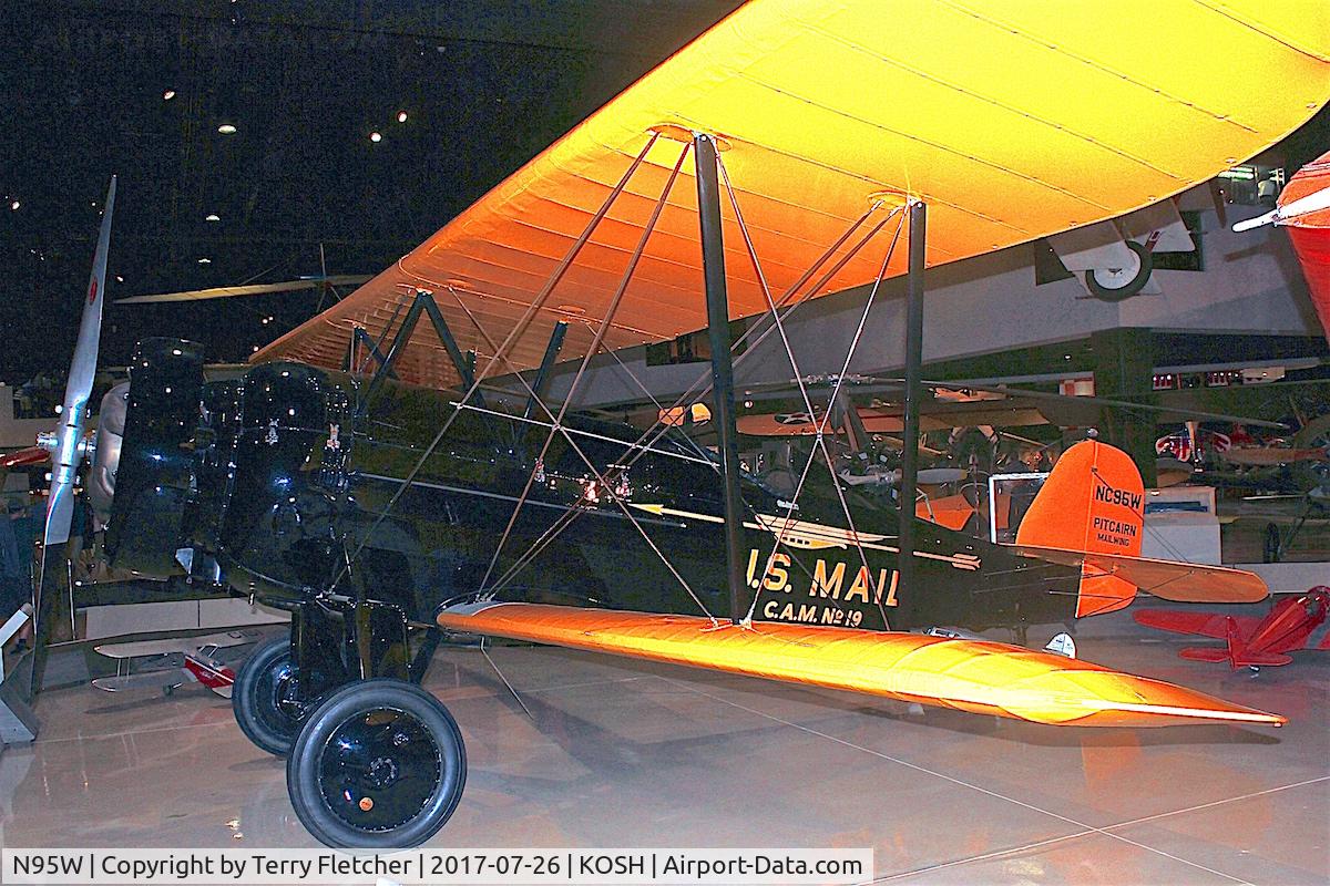 N95W, 1930 Pitcairn PA-7 Super Mailwing C/N 147, At EAA Museum