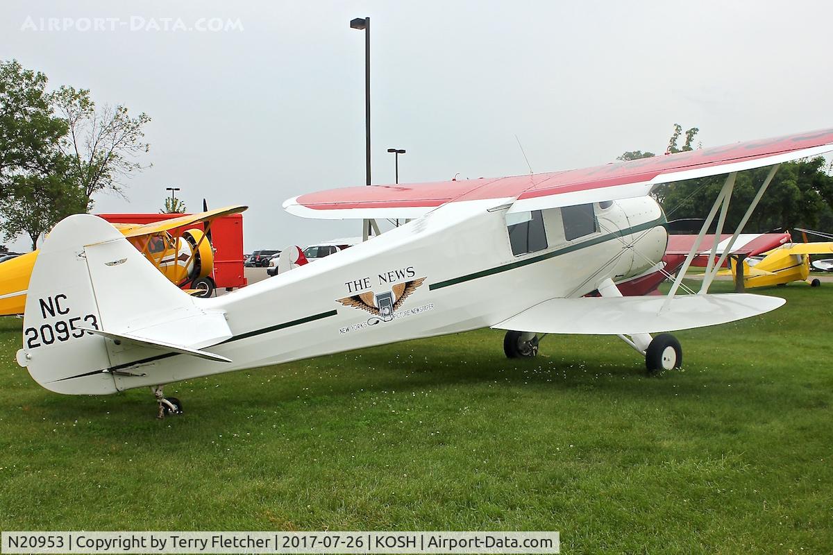 N20953, 1939 Waco ARE C/N 5080, At EAA Museum