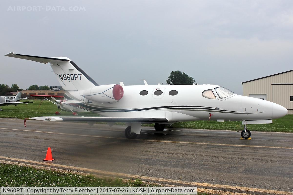 N960PT, 2009 Cessna 510 Citation Mustang Citation Mustang C/N 510-0238, At 2017 EAA AirVenture at Oshkosh