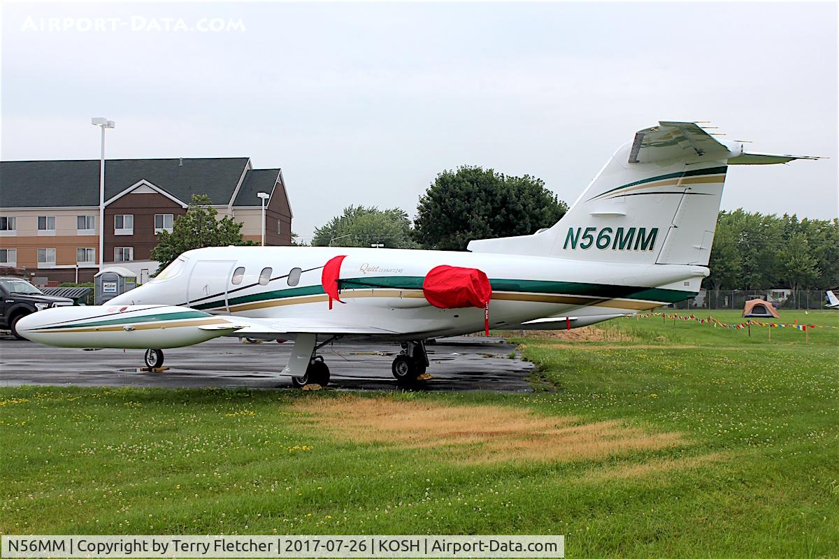 N56MM, 1976 LearJet 24F C/N 332, At 2017 EAA AirVenture at Oshkosh