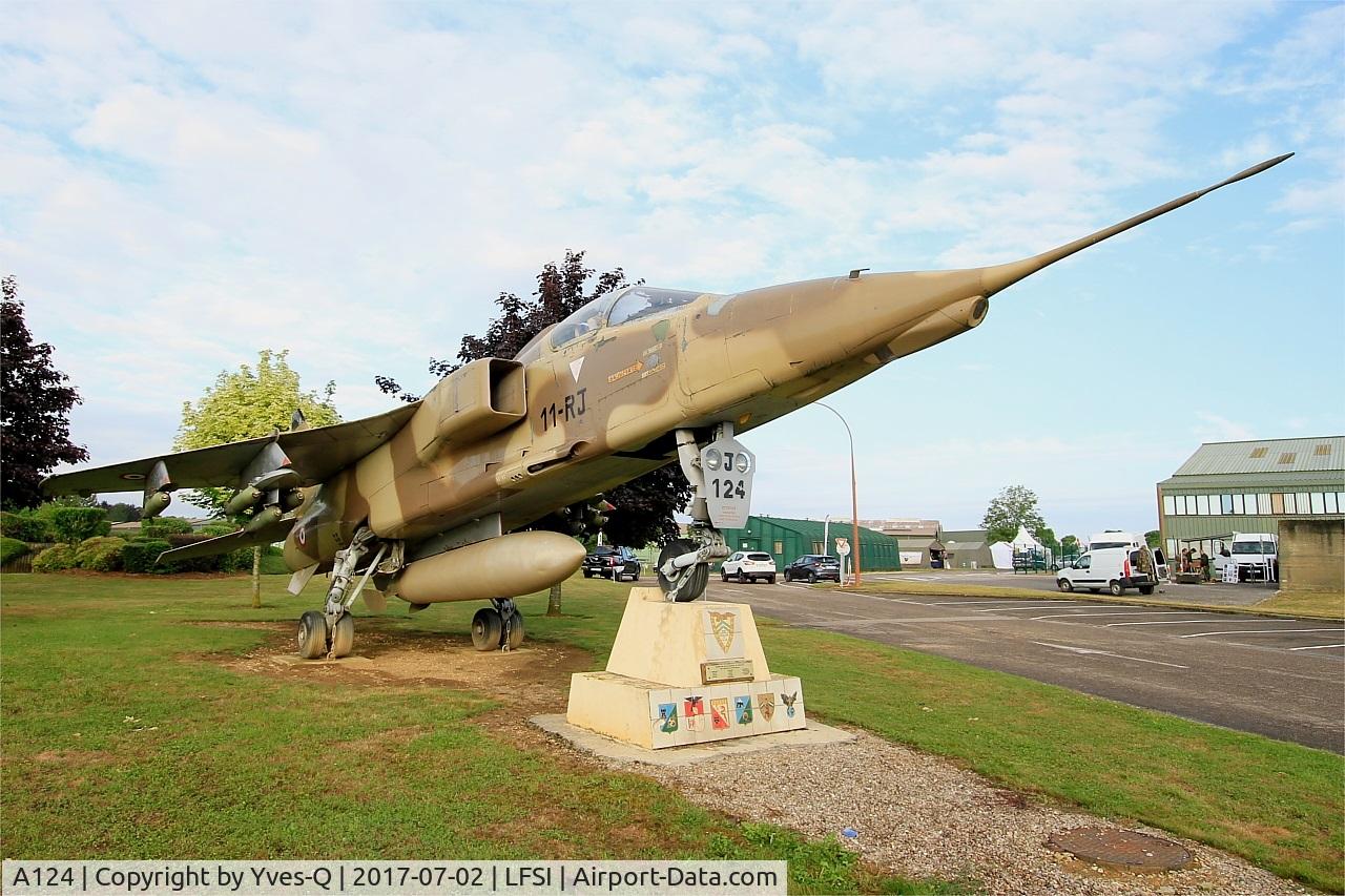 A124, Sepecat Jaguar A C/N A124, Sepecat Jaguar A (11-YD), Preserved at St Dizier-Robinson Air Base 113 (LFSI)