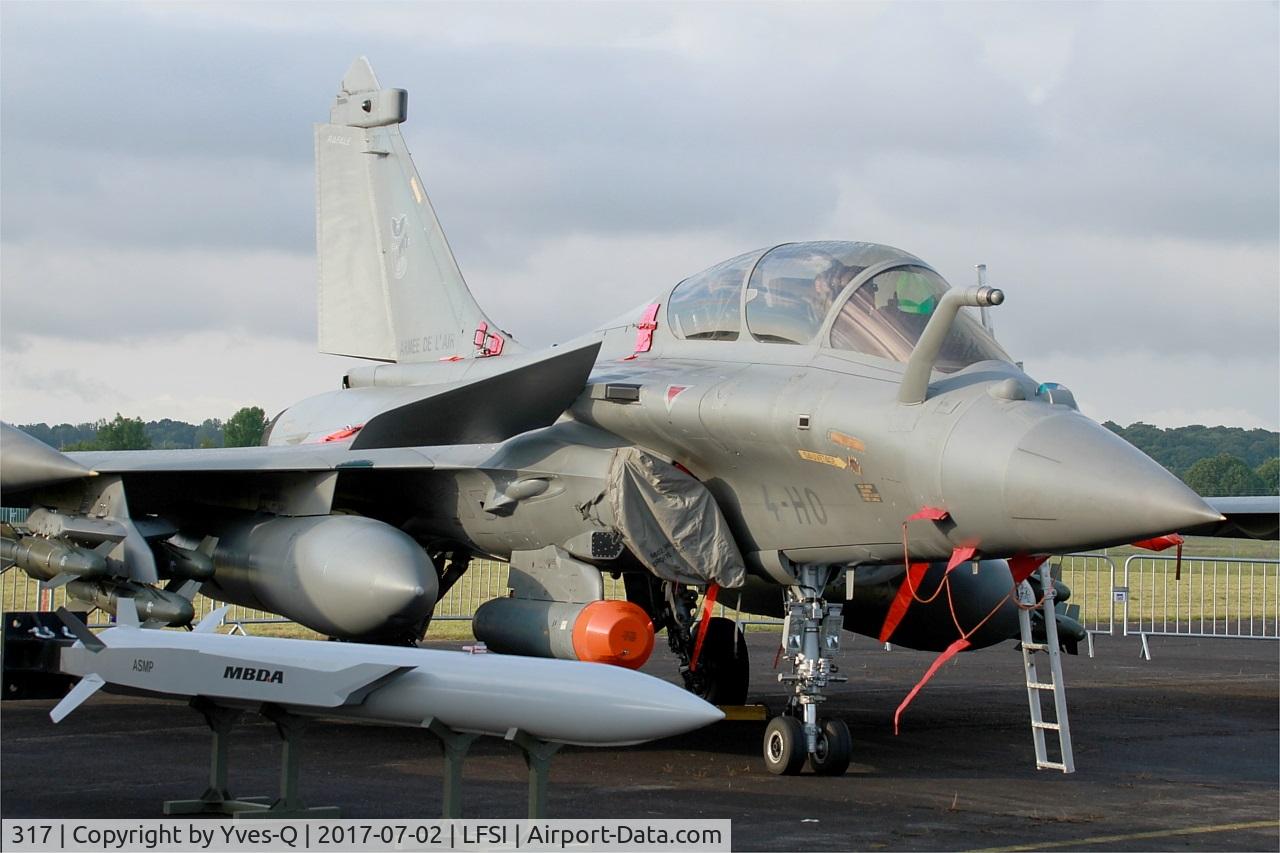 317, Dassault Rafale B C/N 317, Dassault Rafale B, Static display, St Dizier-Robinson Air Base 113 (LFSI) Open day 2017