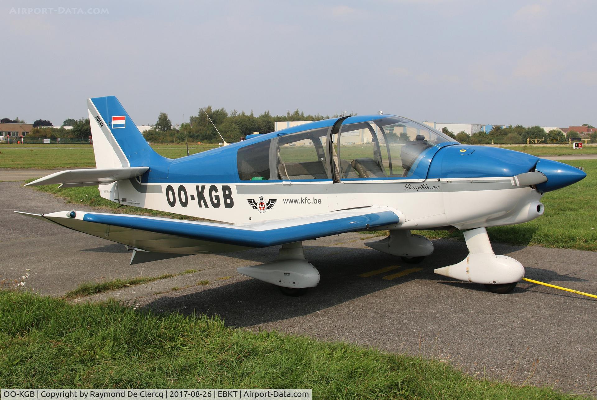 OO-KGB, Robin DR-400-120 Dauphin 2+2 C/N 1797, Kortrijk Flying Club.