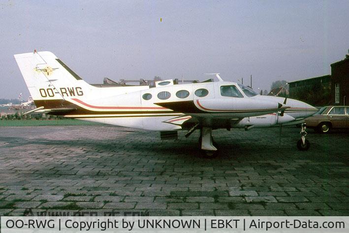 OO-RWG, 1968 Cessna 401 C/N 401-0204, PHOTO TAKEN AT KORTRIJK AIRPORT EBKT BELGIUM - AIRCRAFT THEN OWNED BY WESTERN AIR TRADING - Air taxi.