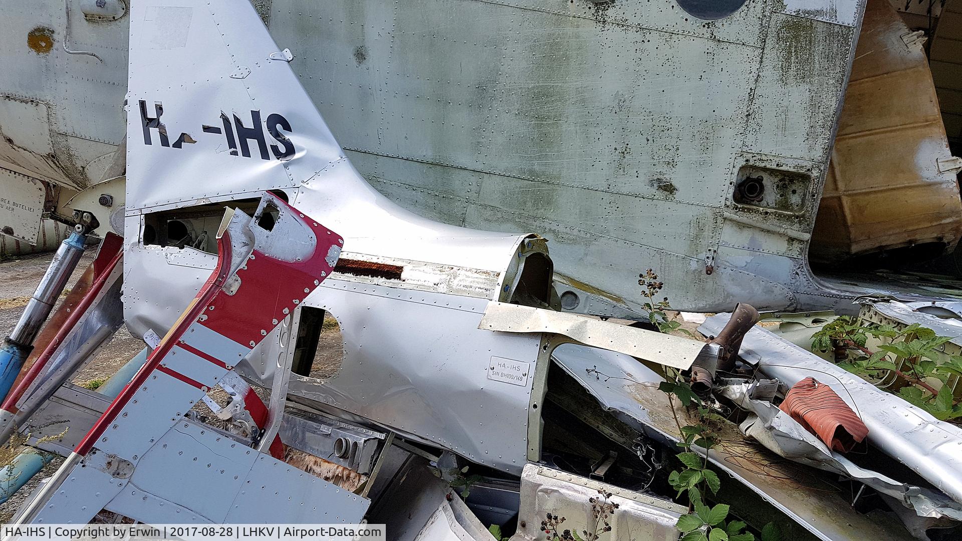 HA-IHS, 1972 Scottish Aviation Sk.61D Bulldog C/N 149, Wreckage HA-IHS in Hungary