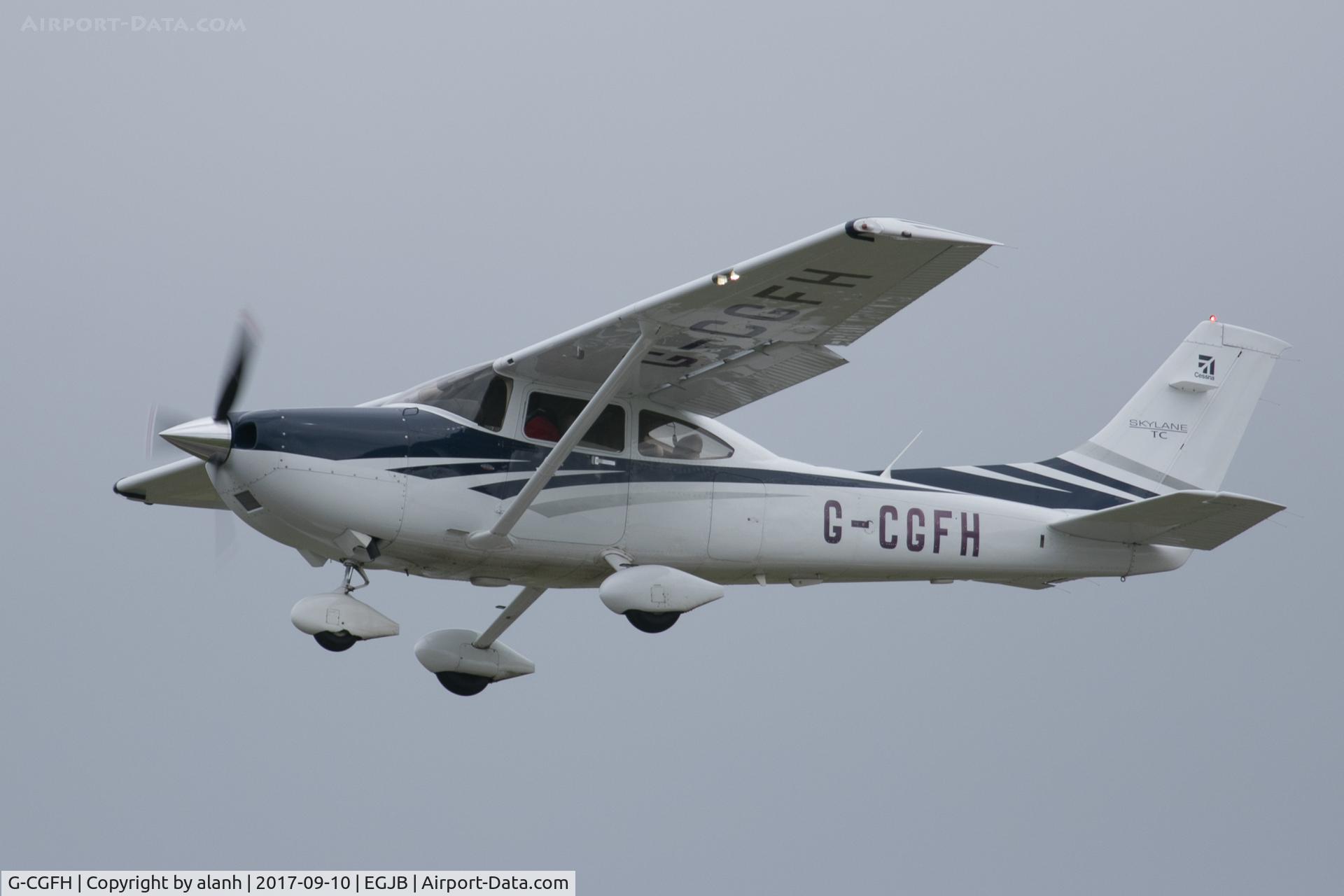 G-CGFH, 2006 Cessna T182T Turbo Skylane C/N T18208667, Departing Guernsey