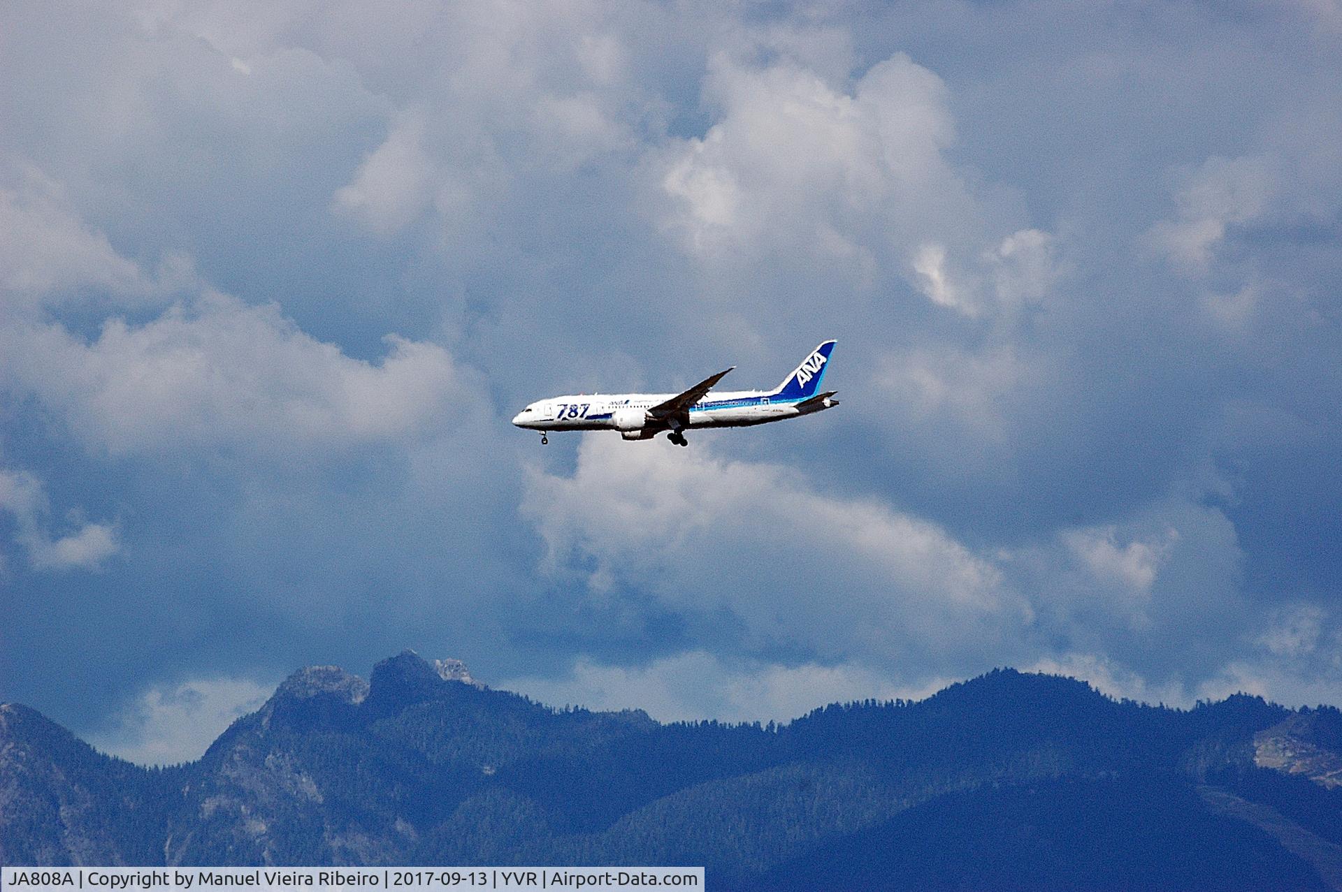 JA808A, 2012 Boeing 787-8 Dreamliner C/N 34490, Arrival in Vancouver