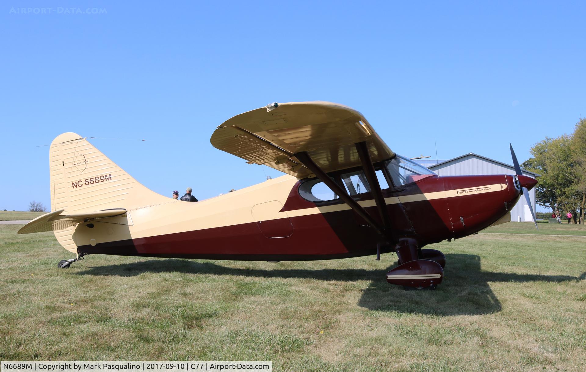 N6689M, 1949 Universal Stinson 108-3 C/N 108-4689, Stinson 108-3