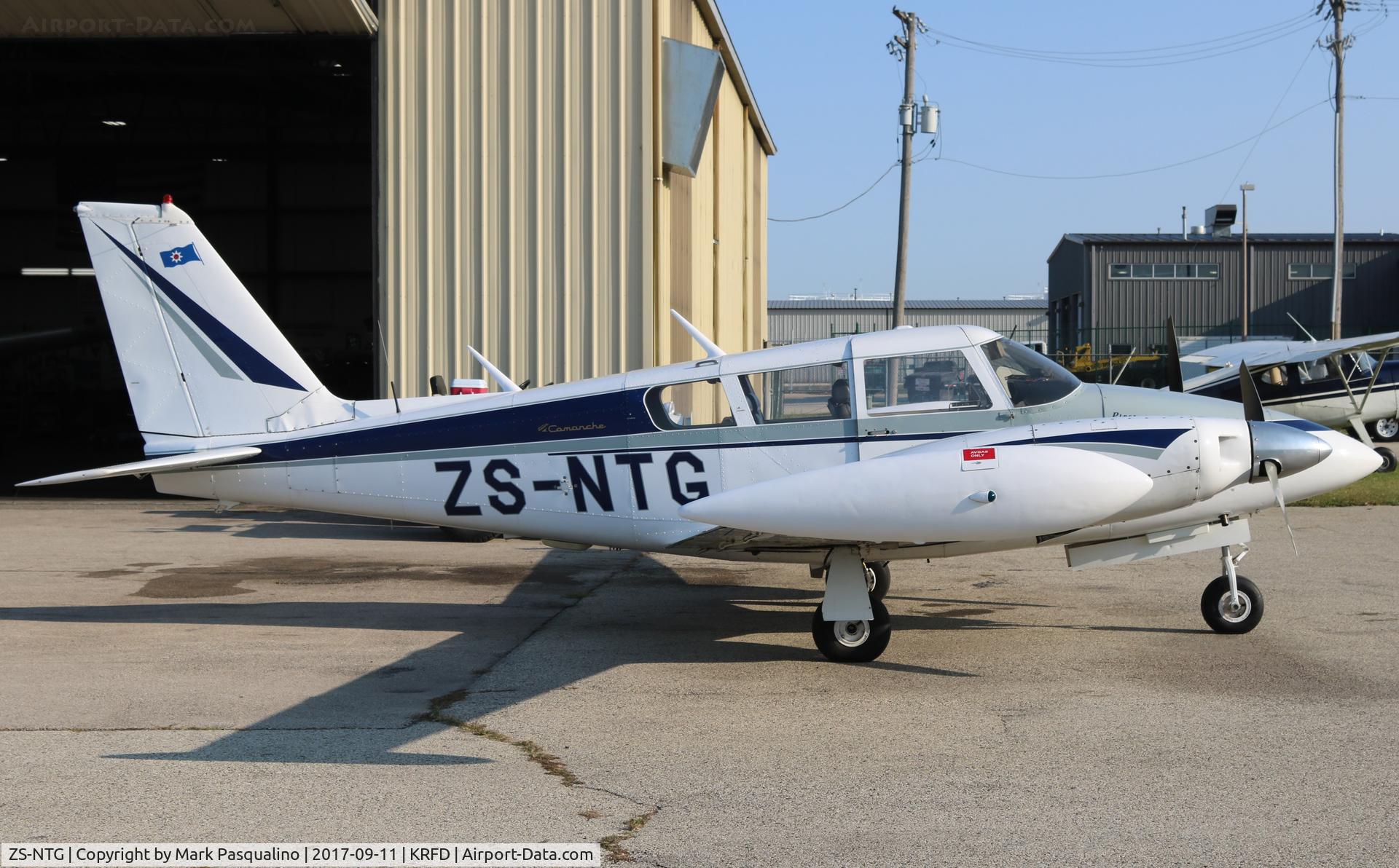 ZS-NTG, Piper PA-30 Twin Comanche Twin Comanche C/N 30-1603, Piper PA-30