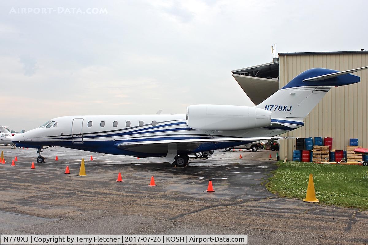 N778XJ, 2007 Cessna 750 Citation X Citation X C/N 750-0278, At 2017 EAA AirVenture at Oshkosh