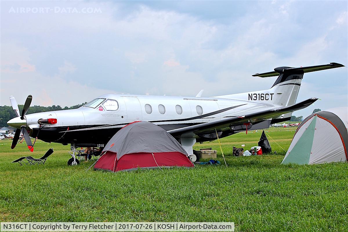 N316CT, 2011 Pilatus PC-12/47E C/N 1318, At 2017 EAA AirVenture at Oshkosh