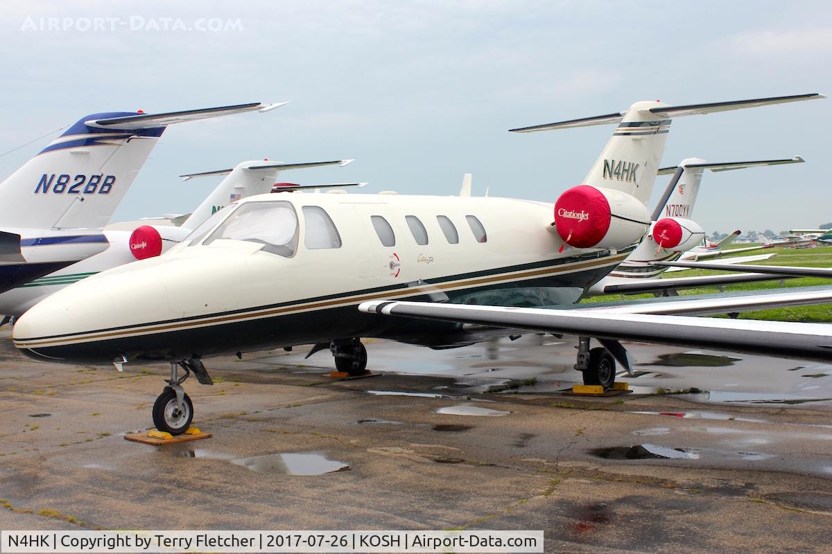 N4HK, 1994 Cessna 525 CitationJet CJ1 C/N 525-0049, At 2017 EAA AirVenture at Oshkosh
